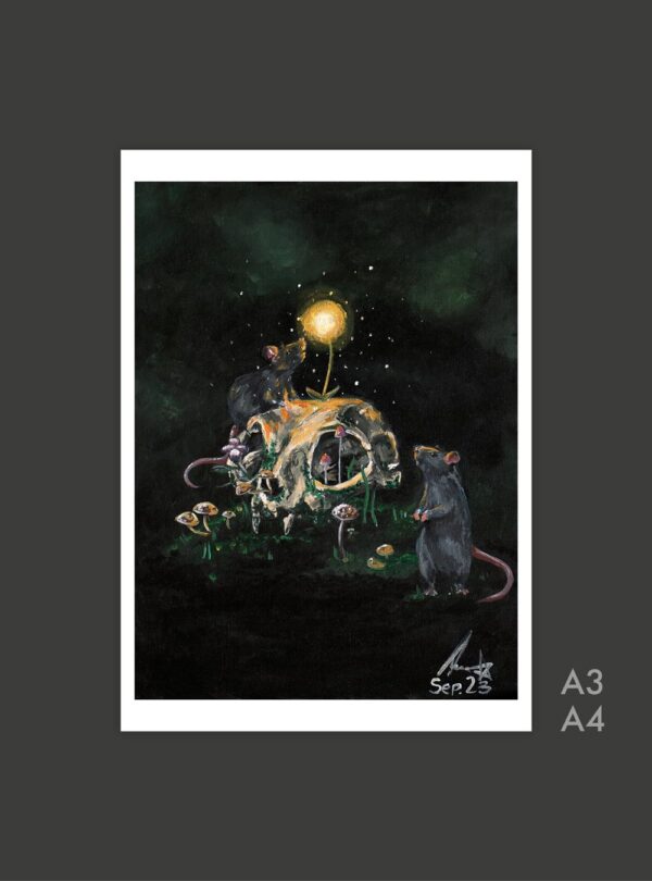 "Ironie des Lebens" - A4 | A3 Print