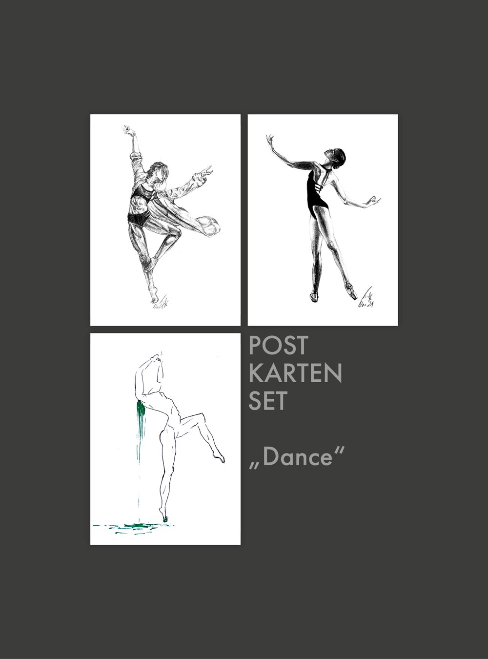 Postkartenset "Dance"