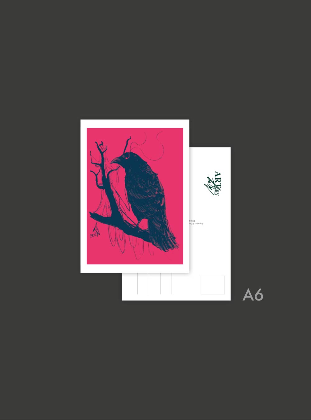 Postkartenset "Krähe" – Bild 4