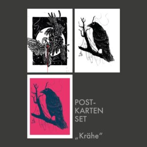 Postkartenset "Krähe"