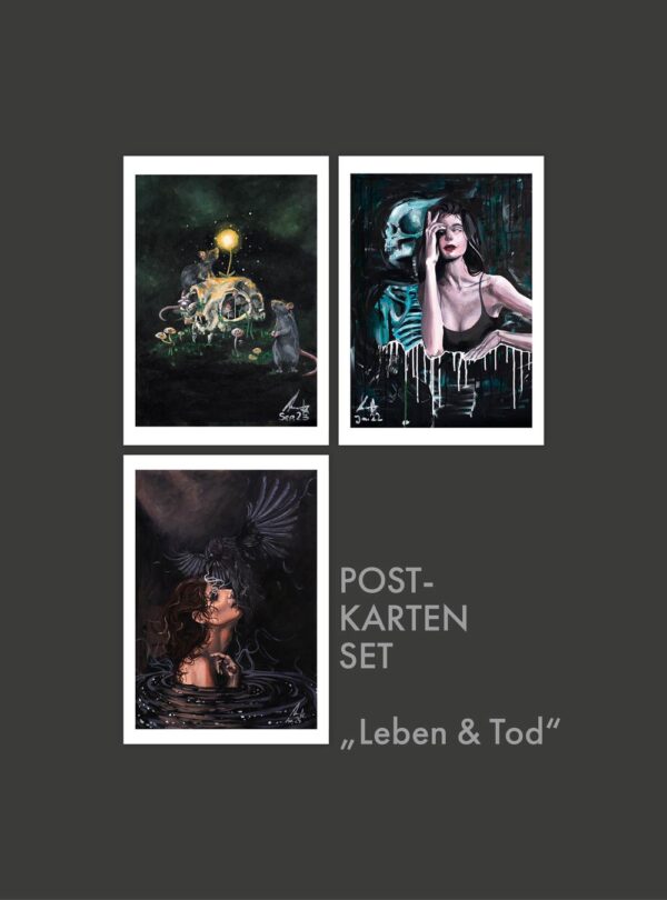 Postkartenset "Leben & Tod"