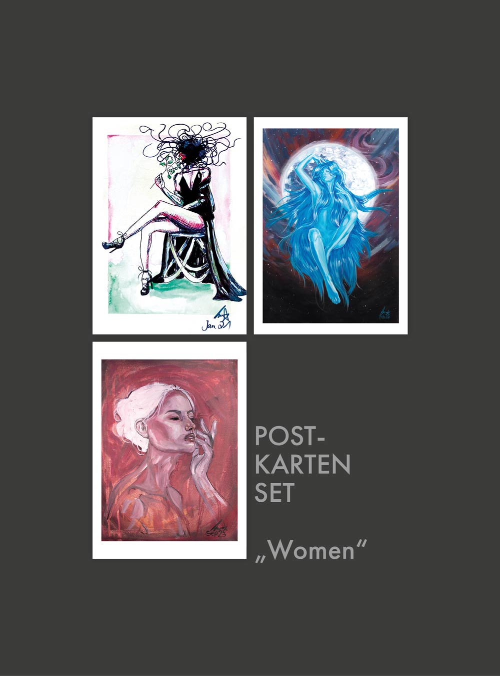 Postkartenset "Women"
